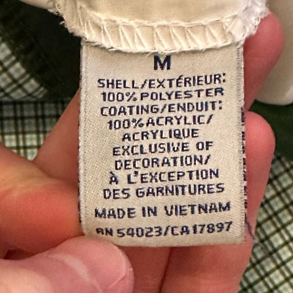 Old Navy Size M Men’s Vintage Green Blue Plaid Swim Trunks Shorts Hook Loop Tie - Picture 9 of 9